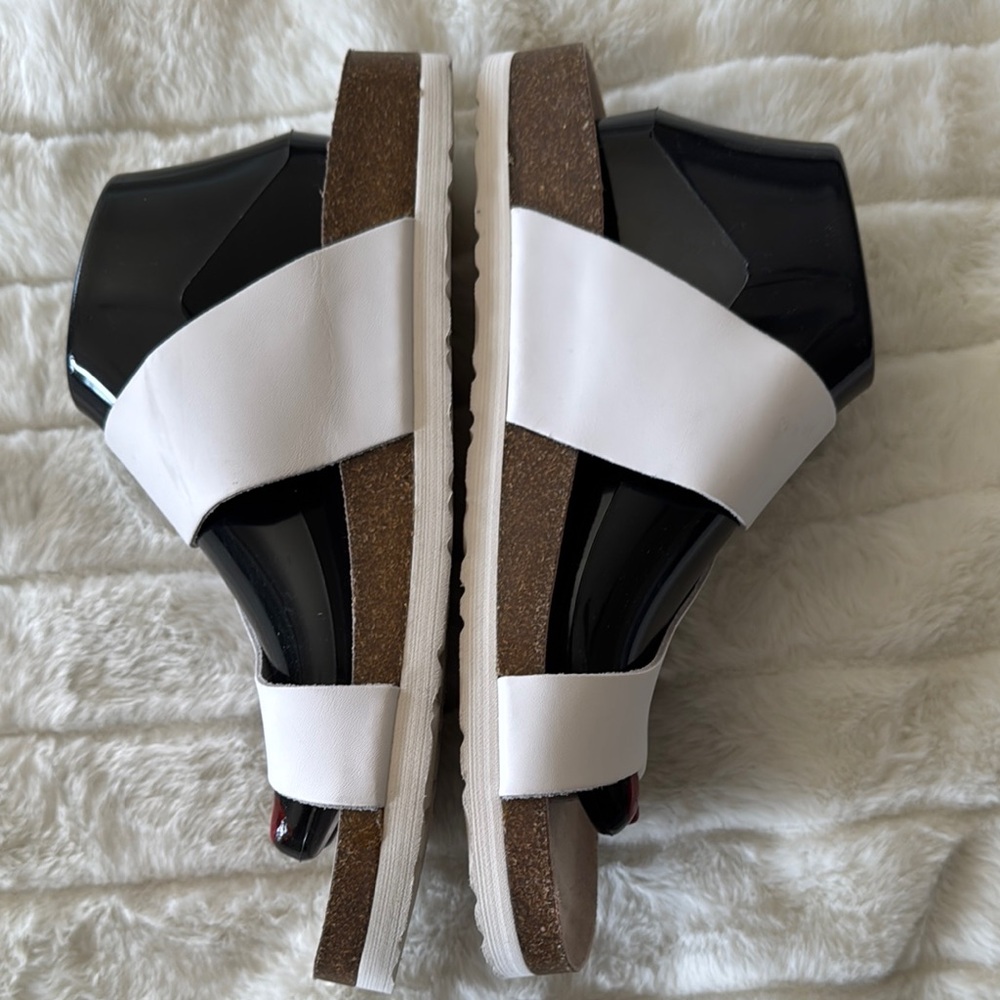 White Mountain White Cross-Strap Sandals - Picture 6 of 9